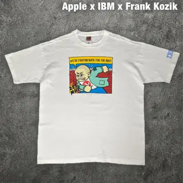 Apple IBM Frank Kozik 90s 기업 ART 티셔츠
