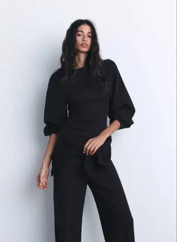 ZARA 슬림핏 스웨트 셔츠 트레이너