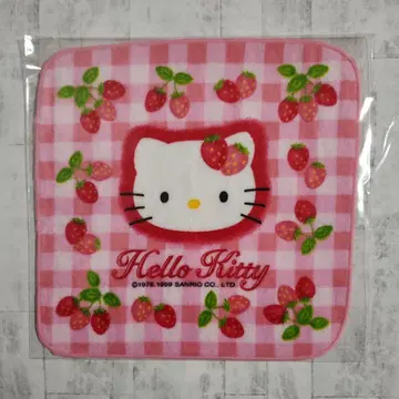 헤이세이 레트로 헬로키티 핸드 타월 이치고 1999년