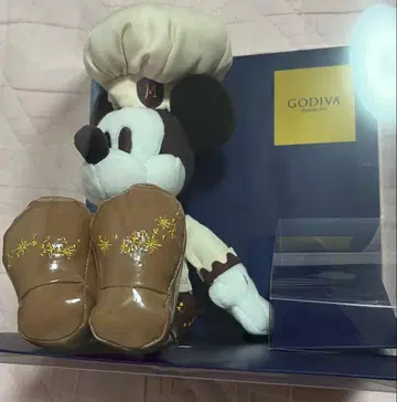 GODIVA 콜라보 미키 봉제 인형