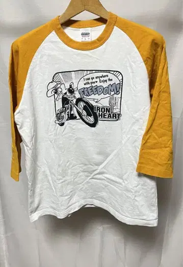 Iron Heart 롱T셔츠 Large 화이트