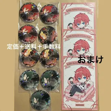 리제로 라인하르트 홀로 캔뱃지 프리실라 크루슈 기프트 박스 세트 2