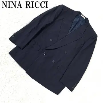 니나리치 울 100% 블레이저 재킷 네이비 L B185