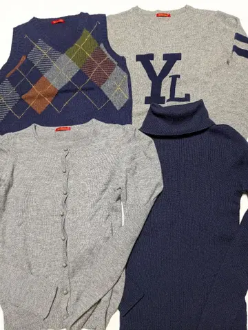 Yorkland 요크랜드 니트 베스트 가디건 4종 세트!