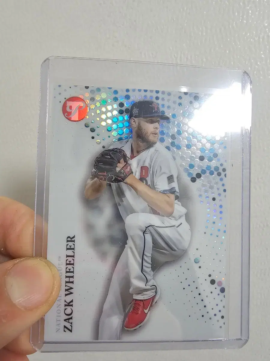 잭 휠러 야구 카드 (Topps) 필라델피아 필리스 프리스틴