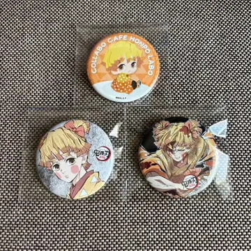 귀멸의 칼날 아가츠마 젠이츠 Labo 캔뱃지 유곽편