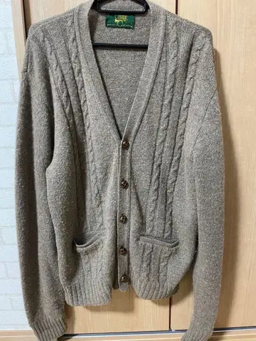 80s 90s 컨트리 스콰이어 USA제 가디건 L