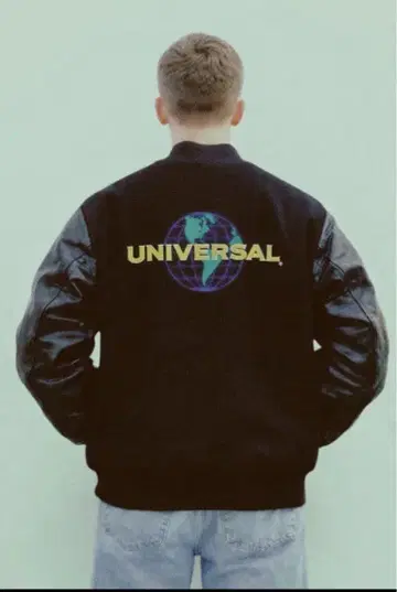 레어 UNIVERSAL STUDIOS 바시티 자켓 90s USA제