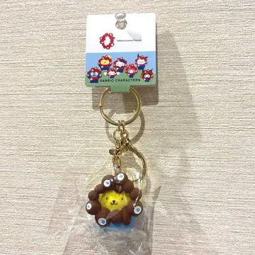 산리오 미야쿠미야쿠 변신 입체 마스코트 키링 폼폼푸딩