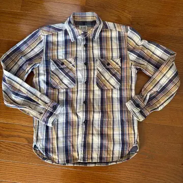 JELADO 체크 무늬 플란넬 셔츠 M 사이즈
