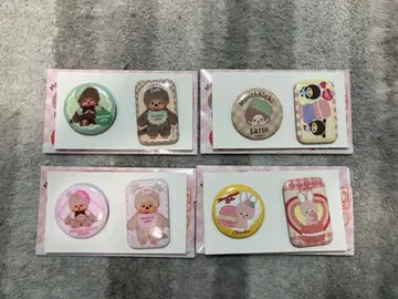 몬치치 라떼 디자인 캔뱃지 2개 세트상 컴플리트 엔터테인먼트 복권