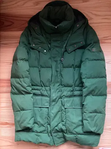 PEUTEREY 퓌테리 다운 자켓 L 그린 후드 부착 정품