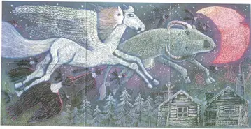 토쿠마 쇼텐 애니메이션 별책 부록 마녀 배달부 키키 우루스의 그림 포스터