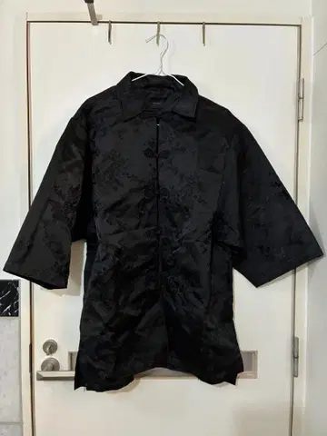 IKUMI 이쿠미 차이나 셔츠 블랙