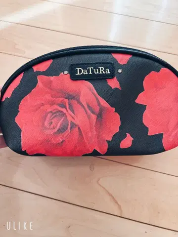 DaTuRa 빨간 장미 돔형 파우치