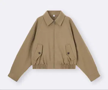 [ 오버 사이즈 XXL ] GU 해링턴 자켓 베이지 집업