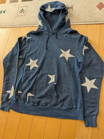 SOPHNET. 빅스타 인디고 맨투맨 후드티