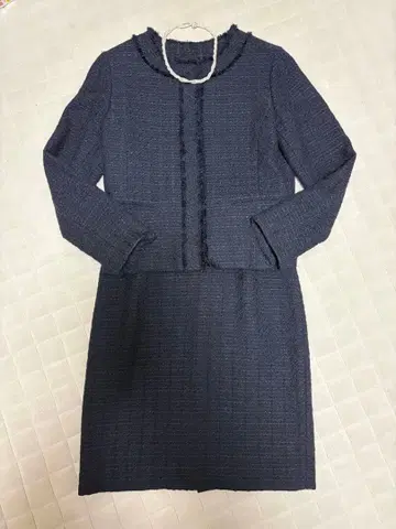 Demi-Luxe BEAMS 트위드 수트 NAVY 38 데밀룩스