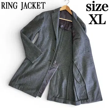 새상품급 RING JACKET 체스터 코트 그레이 XL 50