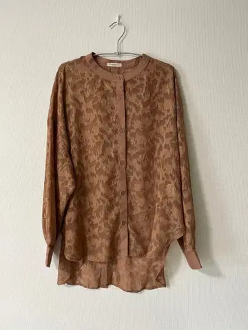 classicalelf 자카드 백산 블라우스