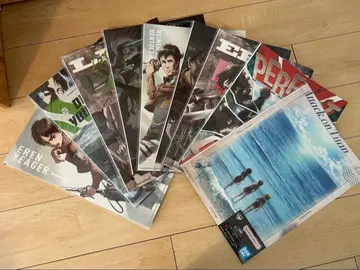 제일복권 진격의 거인 F상 클리어 포스터 컴프 세트