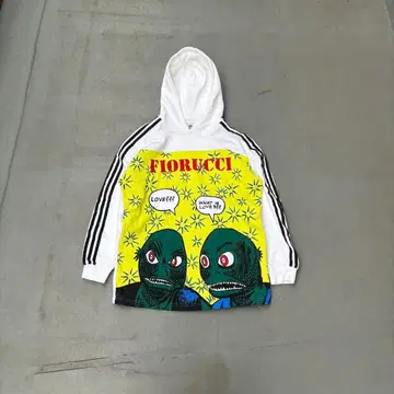 adidas FIORUCCI 프린트 괴수 풀오버 후드티 맨투맨