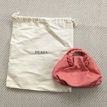 헤류 HEREU 모자 꽁지 백 살몬 핑크