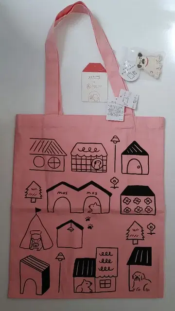 [ yukino SamansaMos2home's ] 브로치 부착 백 핑크