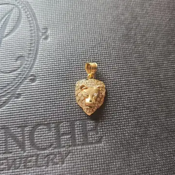 10K 라이온 골드 펜던트 탑