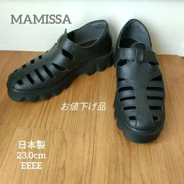 마미싸 컴포트 슈즈 통굽 일본제 폭넓은 4E 샌들