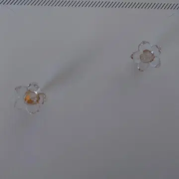 [ 거의 미사용 ] HARIO 귀걸이 꽃 모티브