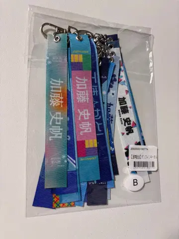 [ 미사용 ] 히나타자카46 본 핀 키링 type-B 카토 시호