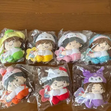 [ 새상품 미사용 ] 나니와단시 x 로손 x 산리오 봉제 인형 세트