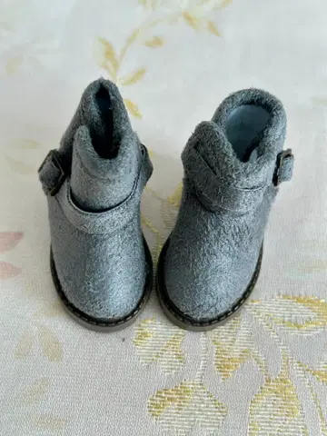 인형 신발 캐주얼 부츠 베이지 tinyfox 사이즈 1/6