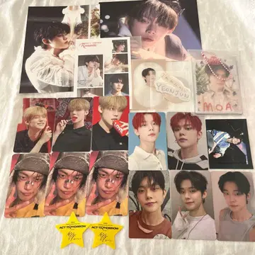 TXT 영준 트레이딩 카드 스티커 낙하물 엽서