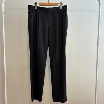 H 뷰티 앤 유스 울 100% 슬랙스 차콜 그레이 M 사이즈