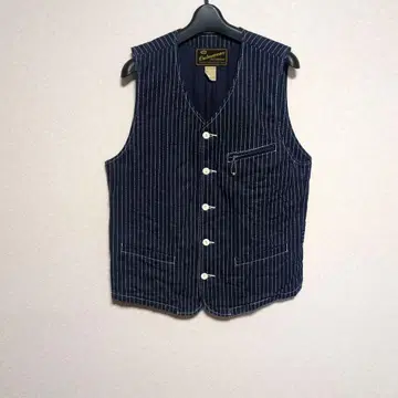 Cushman 아우터 웨어 워배시 스트라이프 베스트
