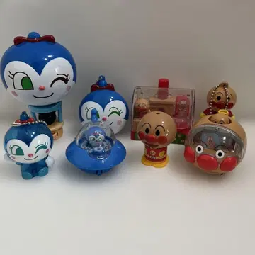 호빵맨 캡슐 토이 피규어 식품 완구 세트