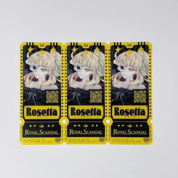 Royal Scandal 클리어 카드 티켓 로제타 3매