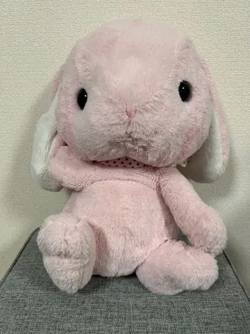 포테우사 롯삐 봉제 인형 빨간색 도트