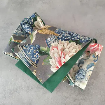 [ 도자기와 모란 ] 반폭 오비