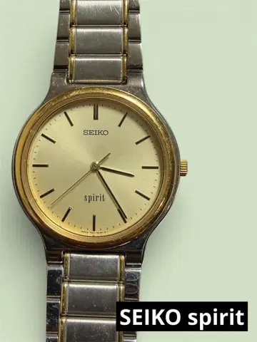 세이코 SPIRIT 스피릿 쿼츠 손목시계 라운드 남성용 작동 미확인