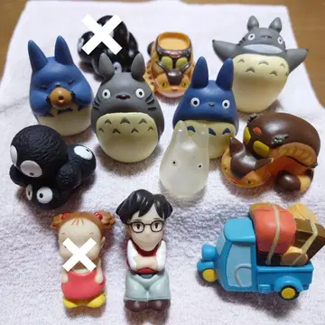 지브리 손가락 인형 소프트 비닐 이웃집 토토로 네코버스 피규어 숯검댕이