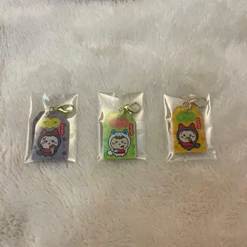 치이카와 (먼작귀) 모구모구 본포 이나리 모두의 트레이딩 부적 아크릴 참