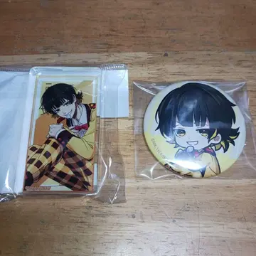 바치라 메구루 돌체Style 아크릴 블록 & 캔뱃지 2점 블루 록