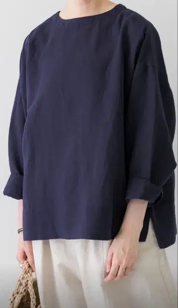 kagure 코튼 린넨 풀오버