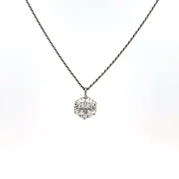 PT 싱글 볼 다이아몬드 0.558ct 목걸이 새상품 감정서 포함