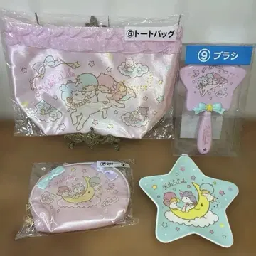 키키라라 제일복권 브러쉬 토트백 파우치 도자기 플레이트