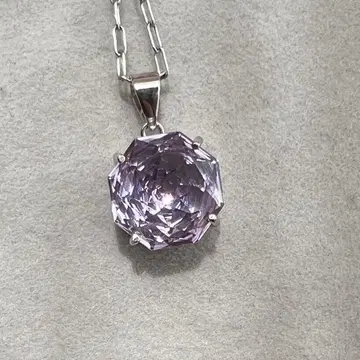 자수정 펜던트 목걸이