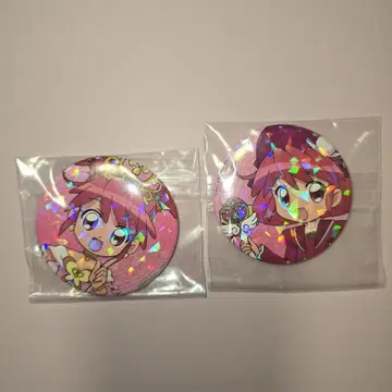 신비한 별의 쌍둥이 공주 트리 빌리지 캔뱃지 파인 A B